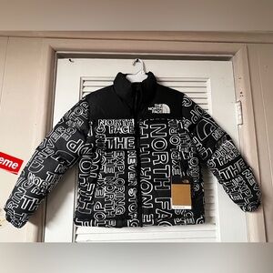NWT Authentic  The North Face Grade School 1996 Retro Nuptse Jacket Black $230